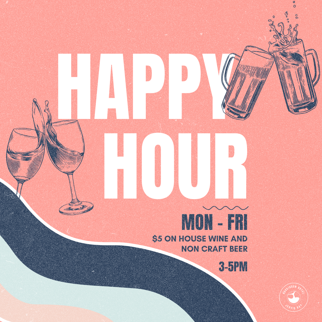 Weekday happy hour
