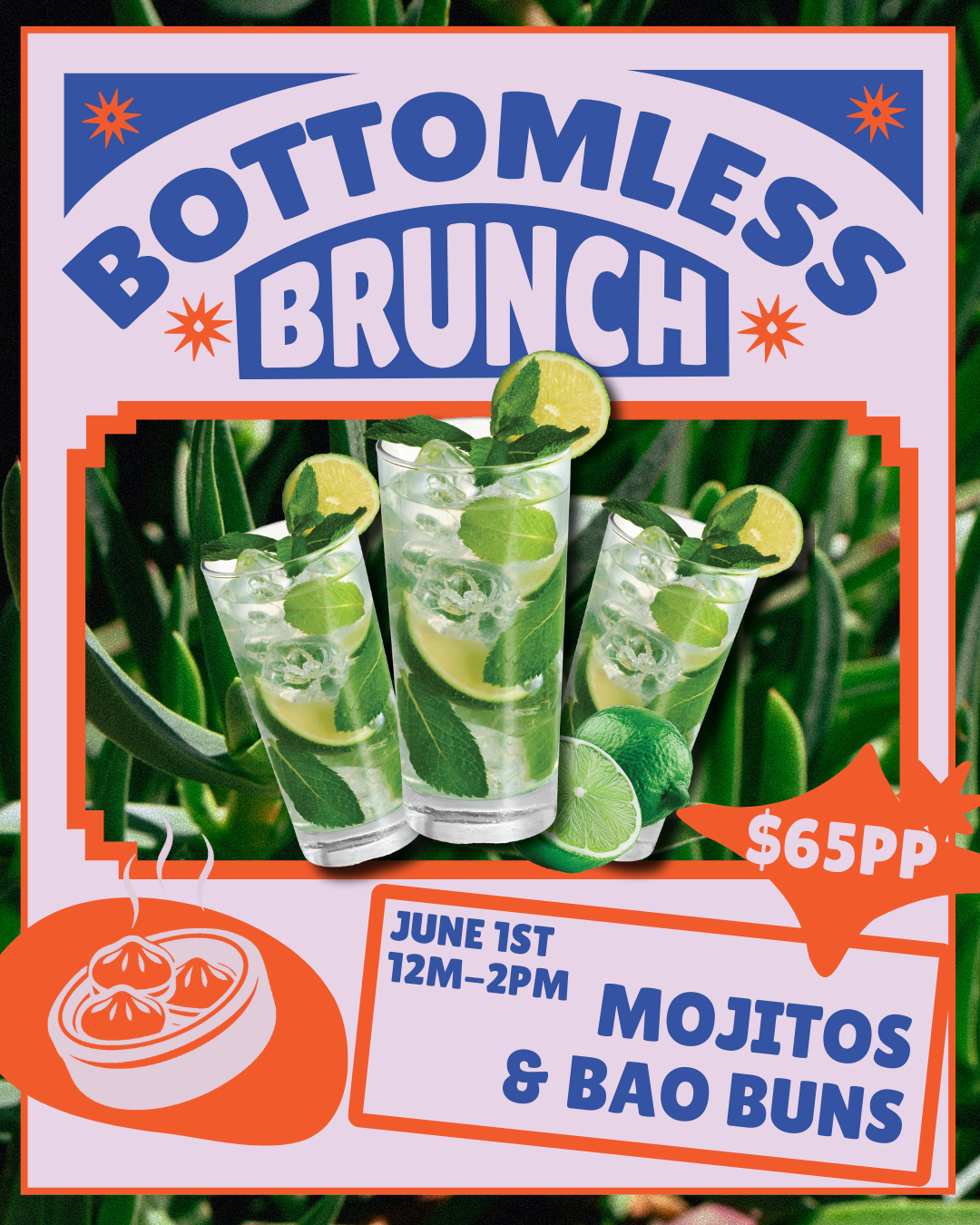 BOTTOMLESS BRUNCH JUNE